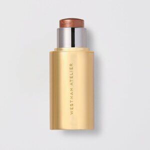 Westman Atelier Mini Lit Up Highlight Stick: Brûlée - Glassy bronze gold